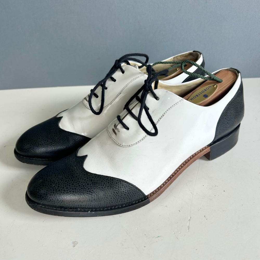 The Office of Angela Scott Mr Colin Wingtip Oxford size 38.5 Preppy Office Retro